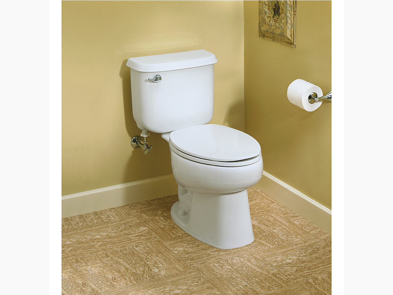 12-inch Rough-In White STERLING 402375-0 Stinson Luxury Height Elongated 1.6 GPF Toilet